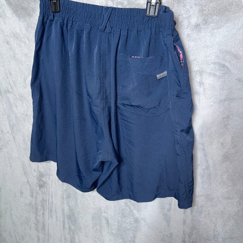 Burlebo Everyday Shorts Mens Extra Large Blue 7" Stretch Performance